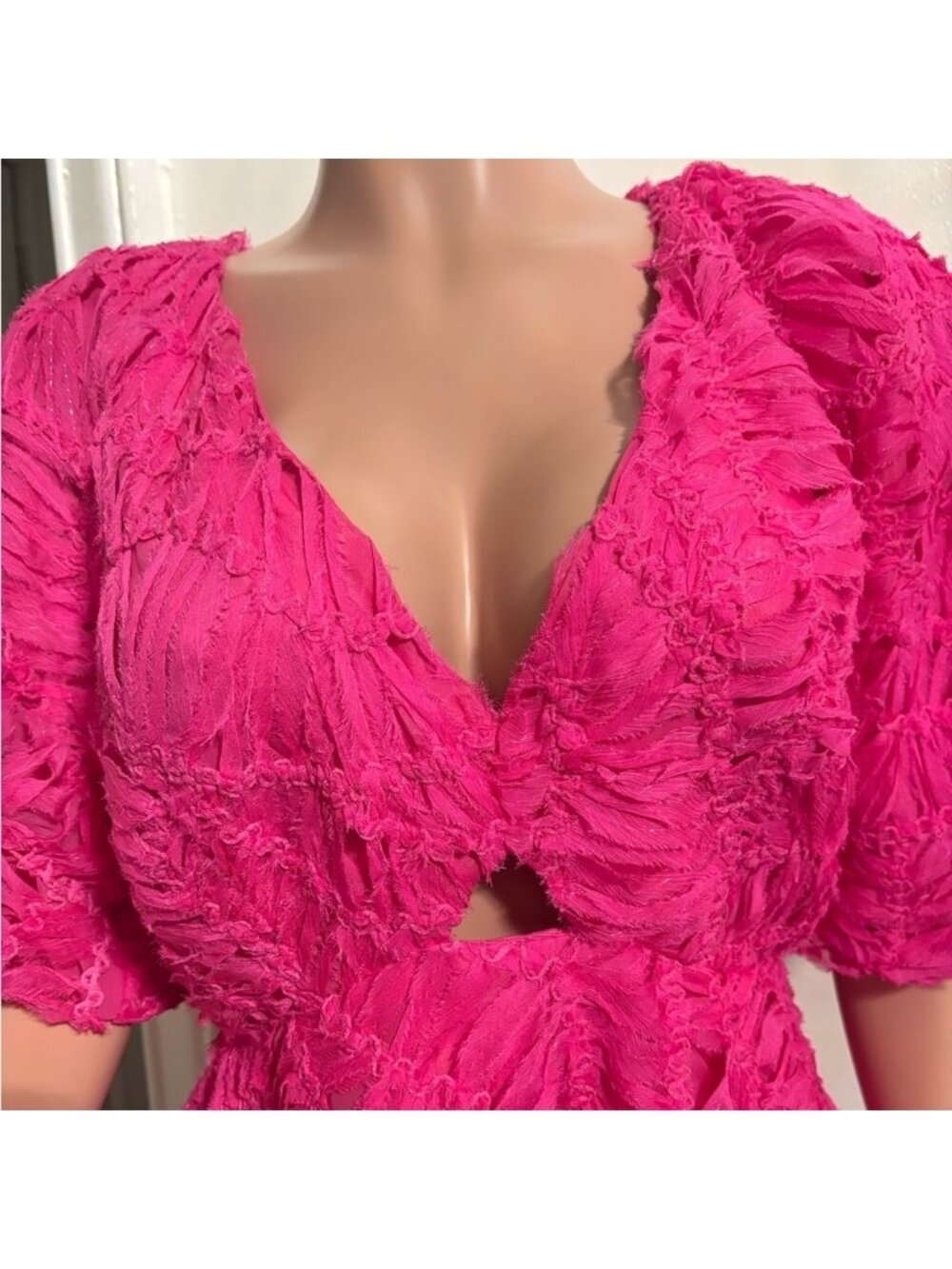 NWT AJE Women’s Florential Pink Mini Swing Dress - Picture 10 of 13